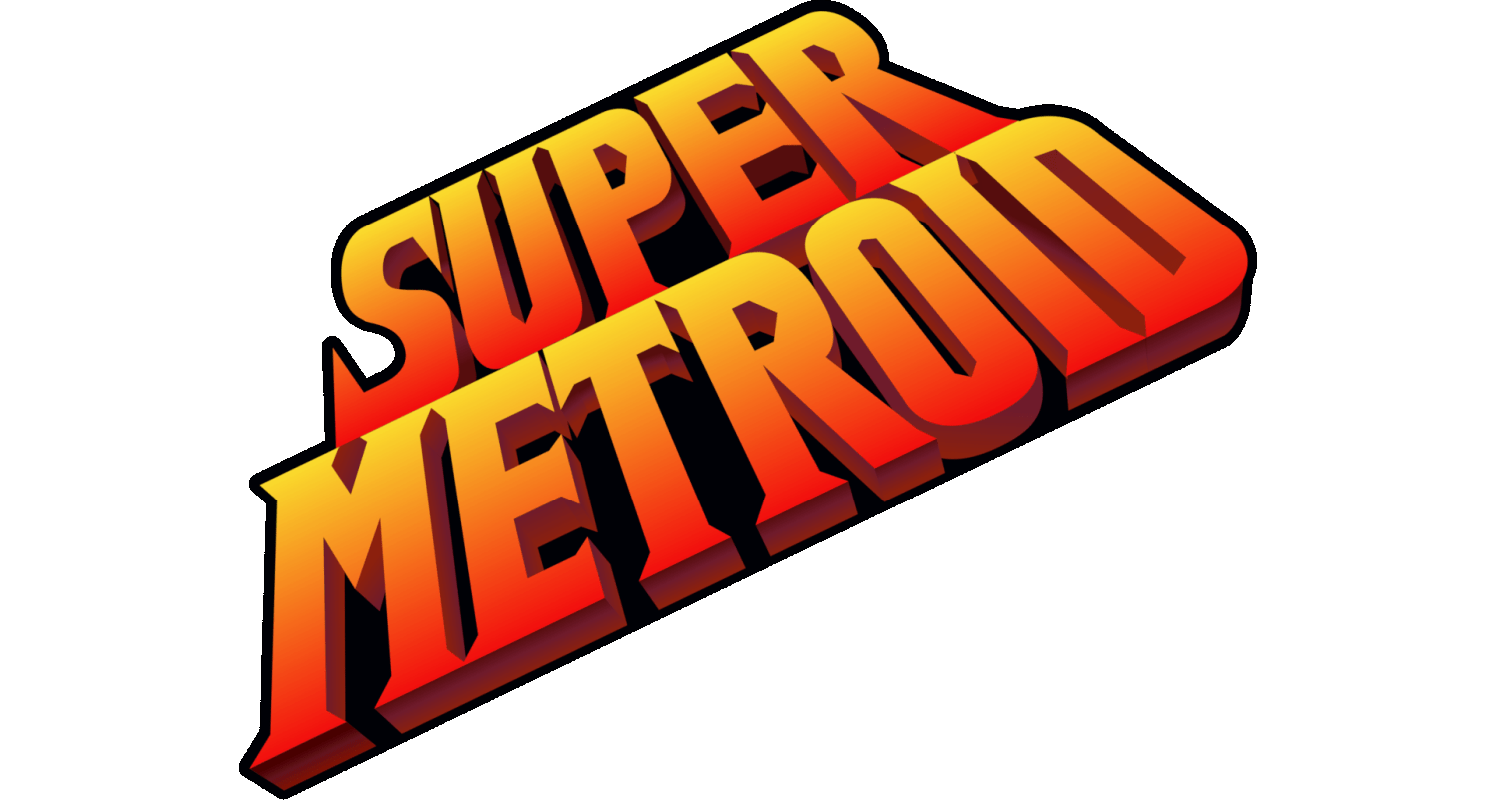 Super Metroid logo for Super Famicom